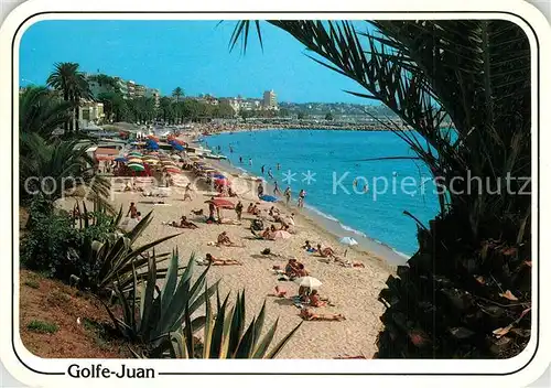AK / Ansichtskarte Golfe Juan Ambiance estivale sur la plage Golfe Juan