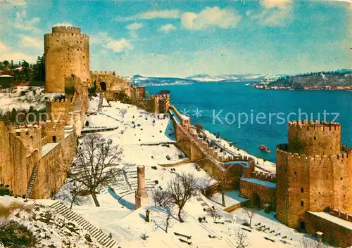 AK / Ansichtskarte Istanbul_Constantinopel The Bosporus in winter time Istanbul_Constantinopel