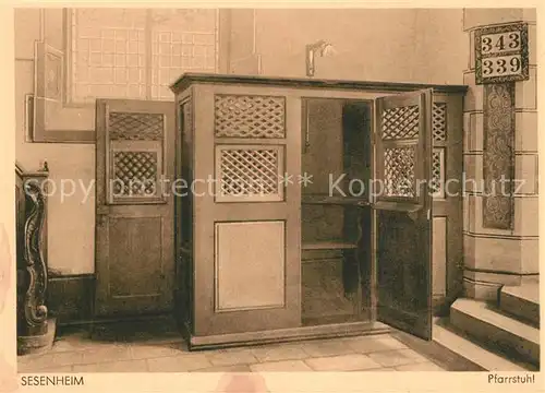 AK / Ansichtskarte Sesenheim Pfarrstuhl Sesenheim