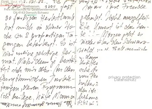 AK / Ansichtskarte Dornach_SO Goetheanum Dornach_SO