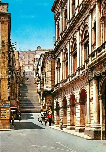 AK / Ansichtskarte Caltagirone Scala ex Matrice e Municipio Caltagirone