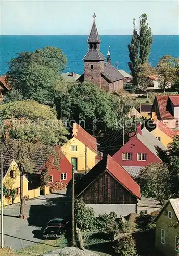 AK / Ansichtskarte Bornholm Udsigt over Gudhjem Bornholm