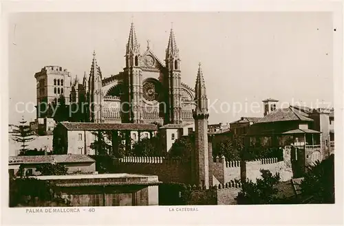 AK / Ansichtskarte Palma_de_Mallorca Kathedrale Palma_de_Mallorca