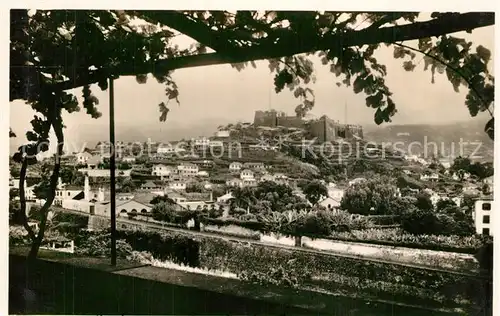 AK / Ansichtskarte Pico_Island_Azores Kastell Madeira Panorama Pico_Island_Azores