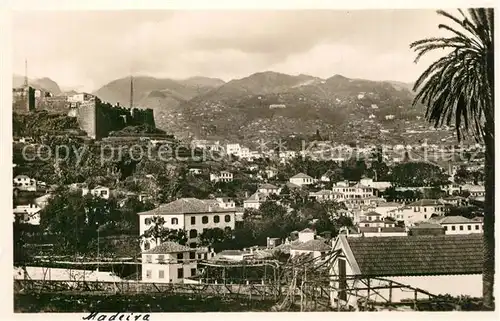 AK / Ansichtskarte Madeira_Portugal Panorama Burg 