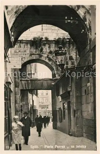 AK / Ansichtskarte Split_Spalato Porta Ferrea Split_Spalato