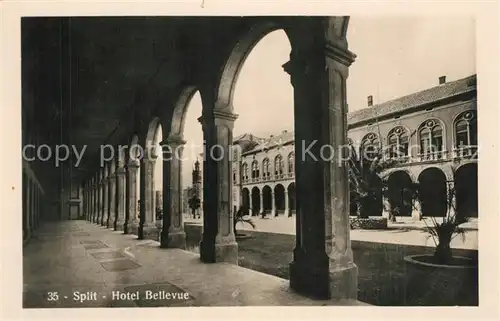 AK / Ansichtskarte Split_Spalato Hotel Bellevue Split_Spalato