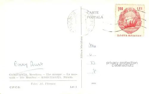 AK / Ansichtskarte Constanta Moschee Constanta