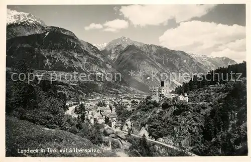 AK / Ansichtskarte Landeck_Tirol mit Silberspitze Landeck Tirol