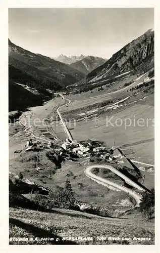 AK / Ansichtskarte Stuben_Vorarlberg Scesaplana Risch Lau Bregenz Stuben Vorarlberg