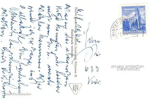 AK / Ansichtskarte Hintertux_Zillertal Gefrorene Wand Hintertux_Zillertal