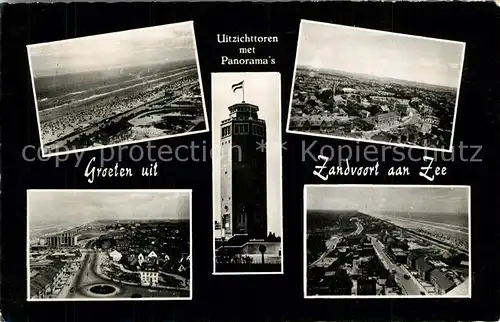 AK / Ansichtskarte Zandvoort_Holland Fliegeraufnahme Zandvoort_Holland