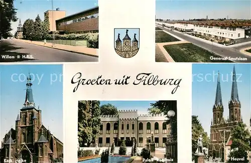AK / Ansichtskarte Tilburg Generaal Smutslaan Heuvel  Tilburg
