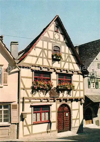 AK / Ansichtskarte Marbach_Neckar Jugendherberge Fachwerkhaus Marbach Neckar