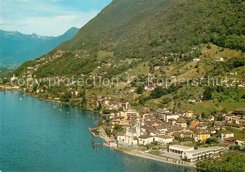 AK / Ansichtskarte Magadino Lago Maggiore Fliegeraufnahme Magadino