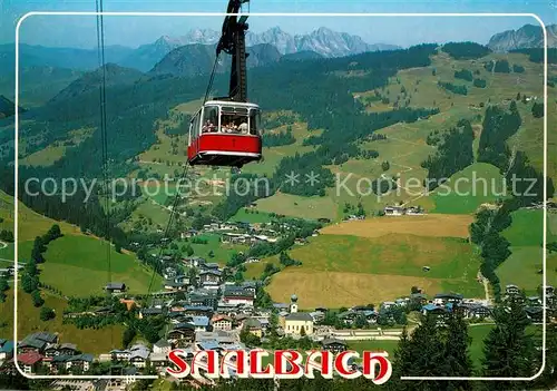 AK / Ansichtskarte Saalbach Hinterglemm Hoehenluftkurort Seilbahn zum Schattberg Saalbach Hinterglemm