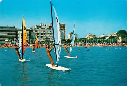 AK / Ansichtskarte Grado_Gorizia Spiaggia Strand Hotels Windsurfen Grado Gorizia
