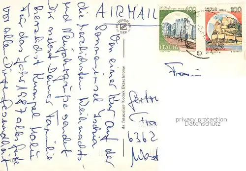 AK / Ansichtskarte Forio_d_Ischia Strand Kirche Turm Forio_d_Ischia