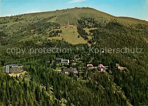 AK / Ansichtskarte Kanzelhoehe Hoehenluftkurort Appartementhaus Edelweiss Gerlitzen Fliegeraufnahme Kanzelhoehe