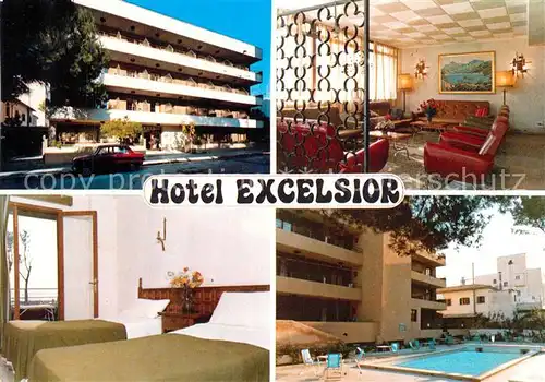 AK / Ansichtskarte Can_Pastilla_Palma_de_Mallorca Hotel Excelsior Foyer Zimmer Pool Can_Pastilla