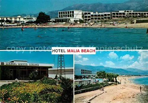 AK / Ansichtskarte Crete Hotel Malia Beach Strand Crete