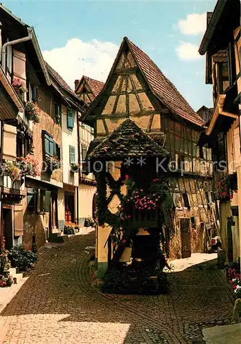 AK / Ansichtskarte Eguisheim_Haut_Rhin Des ruelles pittoresques Eguisheim_Haut_Rhin