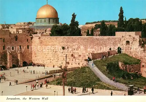 AK / Ansichtskarte Jerusalem_Yerushalayim The Western Wall Jerusalem_Yerushalayim