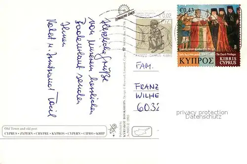 AK / Ansichtskarte Limassol Fliegeraufnahme Limassol