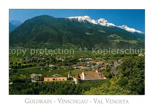 AK / Ansichtskarte Goldrain_Vinschgau Val Venosta Panaorama Goldrain Vinschgau