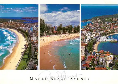 AK / Ansichtskarte Sydney_New_South_Wales Manly Beach Fliegeraufnahmen Sydney_New_South_Wales