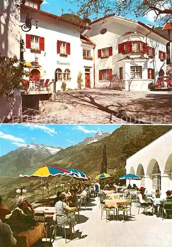 AK / Ansichtskarte Dorf_Tirol Hotel Rimmele Sonnenterrasse Dorf_Tirol