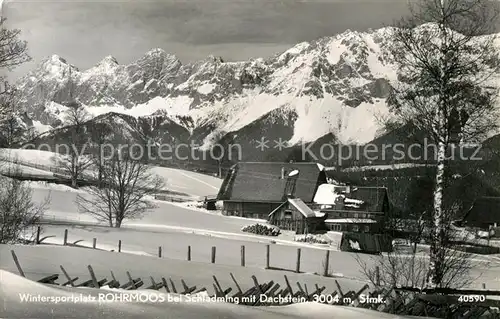 AK / Ansichtskarte Rohrmoos_Schladming Winterlandschaft Dachstein Rohrmoos_Schladming