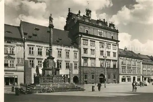 AK / Ansichtskarte Plzen_Pilsen Renaissance Rathaus  Plzen Pilsen