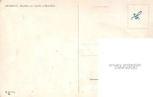AK / Ansichtskarte Olomouc Basilika Cyrila a Metodeje Olomouc