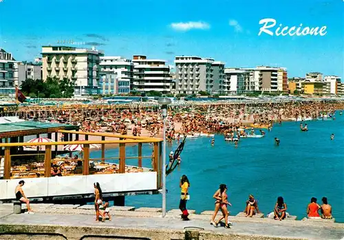 AK / Ansichtskarte Riccione La Spiaggio Riccione