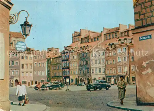 AK / Ansichtskarte Warszawa Market Place Warszawa