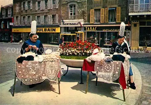 AK / Ansichtskarte Saint Brieuc_Cotes d_Armor Dentellieres au travail Saint Brieuc_Cotes d