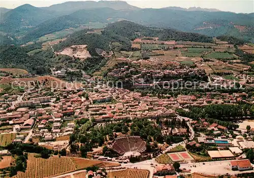 AK / Ansichtskarte Vaison la Romaine_Vaucluse Fliegeraufnahme Theatre Antique Vaison la Romaine