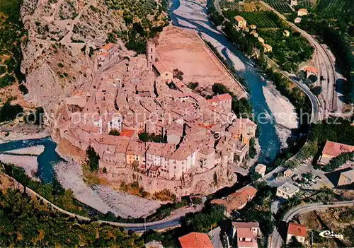 AK / Ansichtskarte Entrevaux Fliegeraufnahme Vauban  Entrevaux