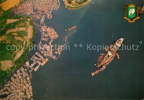 AK / Ansichtskarte Abidjan Fliegeraufnahme Parc a Bois Abidjan