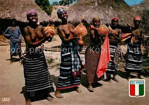 AK / Ansichtskarte Elfenbeinkueste_Cote_d_Ivoire Danse Malink Elfenbeinkueste_Cote