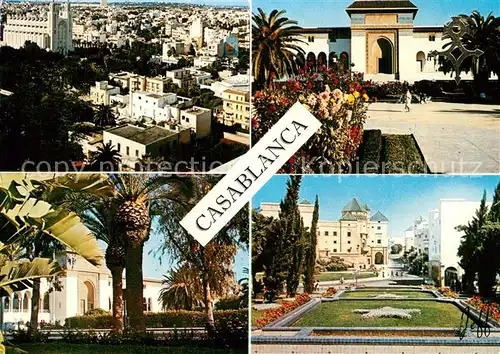 AK / Ansichtskarte Casabianca Place des Habous Cathedrale Casabianca