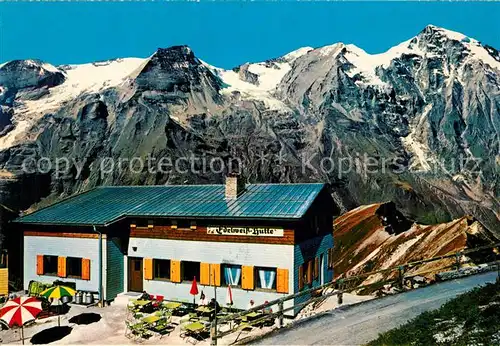 AK / Ansichtskarte Edelweisshuette_Rifugio_Ciasota Grossglockner Hochalpenstrasse Edelweisshuette_Rifugio