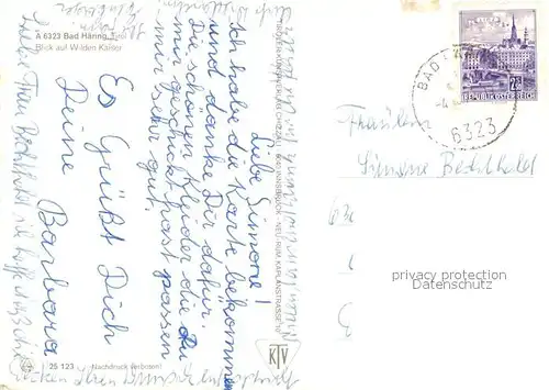AK / Ansichtskarte Bad_Haering_Tirol Panorama Wilder Kaiser Bad_Haering_Tirol