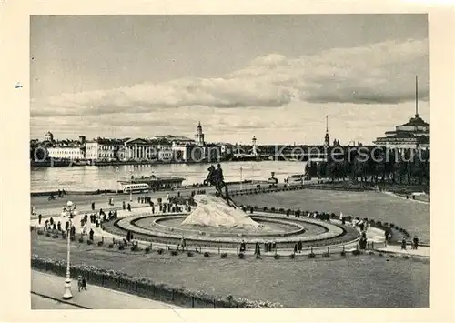 AK / Ansichtskarte Leningrad_St_Petersburg Monument Peter I  Leningrad_St_Petersburg