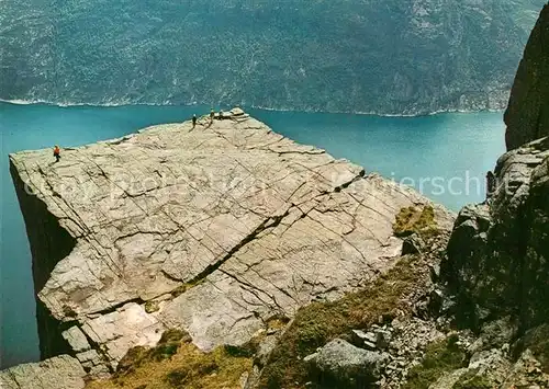 AK / Ansichtskarte Lysefjord_Stavanger Prekestolen Lysefjord_Stavanger