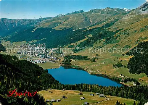 AK / Ansichtskarte Davos_Dorf_GR Alp Drusatscha See Davos_Dorf_GR