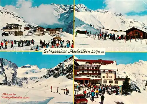 AK / Ansichtskarte Hochsoelden Skiparadies Winterlandschaft Hochsoelden