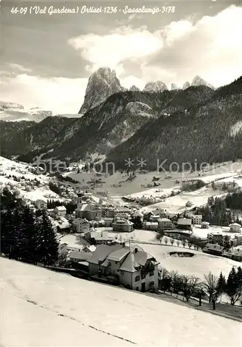 AK / Ansichtskarte Ortisei_St_Ulrich Winterlandschaft Ortisei_St_Ulrich