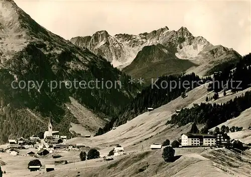 AK / Ansichtskarte Mittelberg_Kleinwalsertal Panorama Mittelberg_Kleinwalsertal